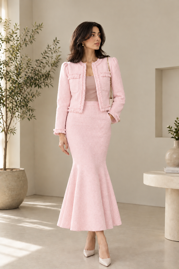 Blush Velvet Elegance Set