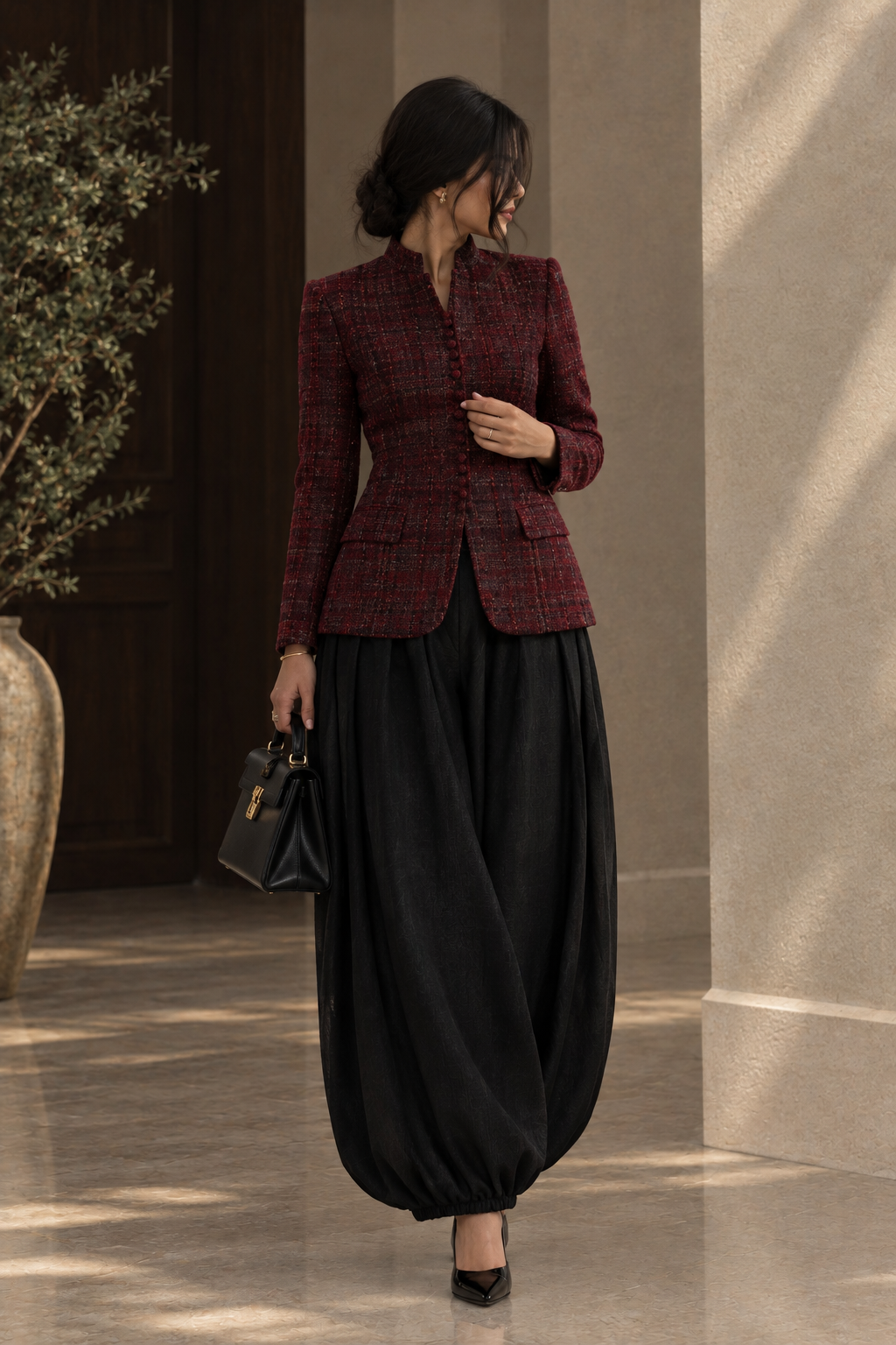 The Burgundy Noir Set