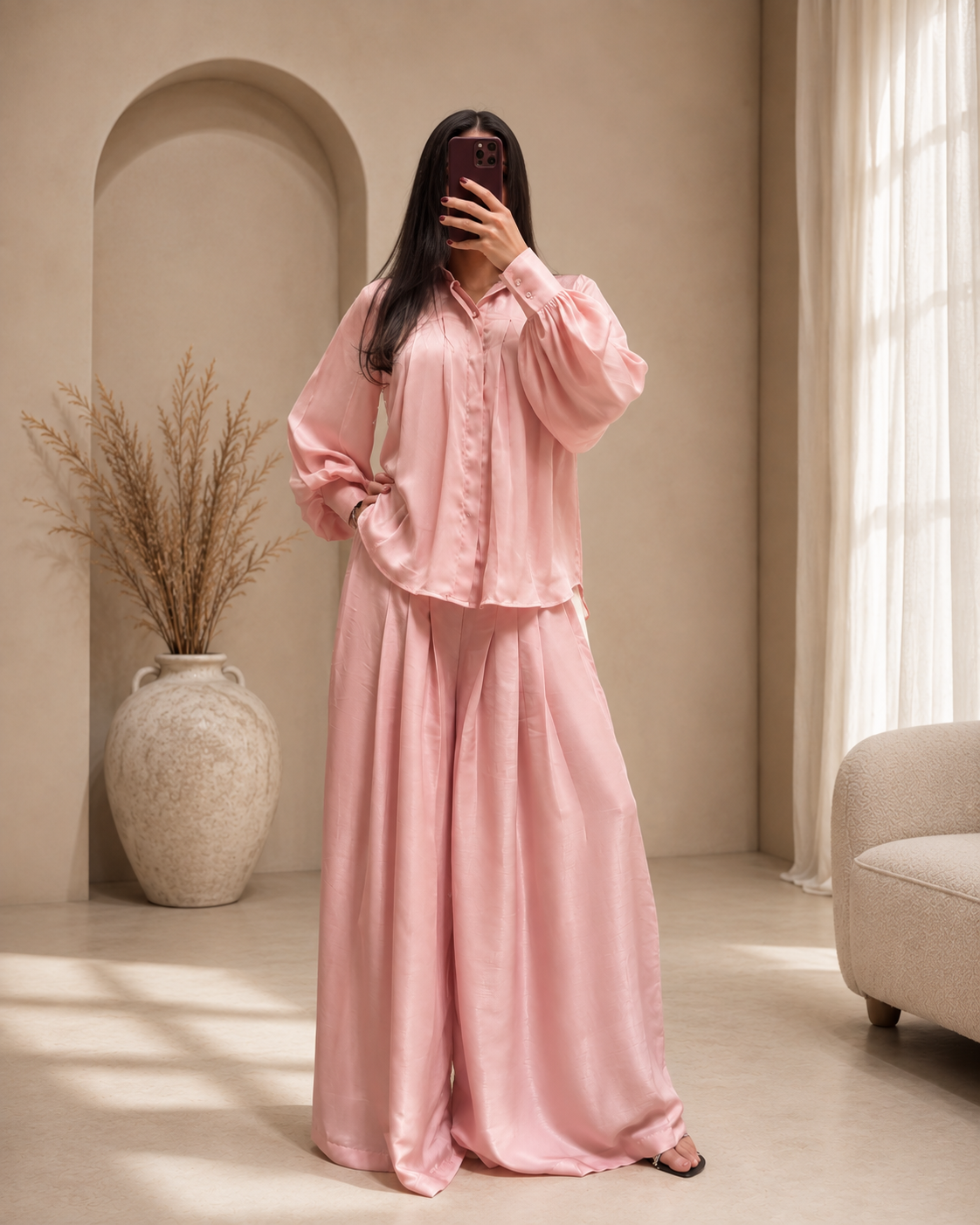 Blush Luxe Co-Ord Set