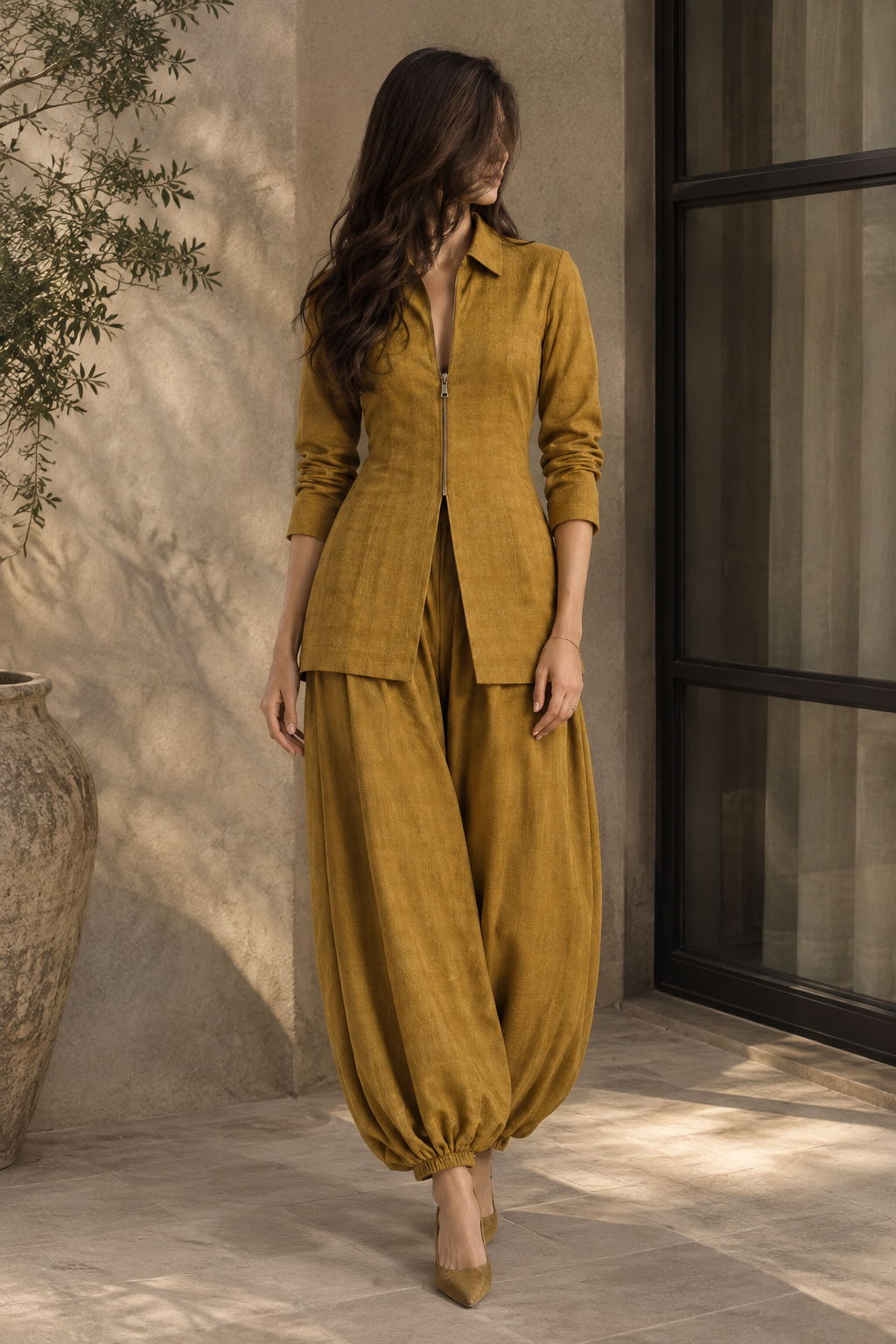 The Sienna Mustard Co-Ord Set