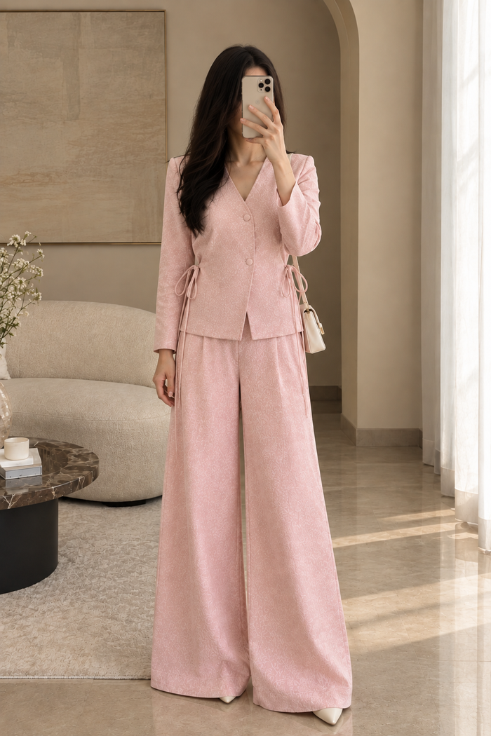 Blush Rose Winter Co-Ord Set